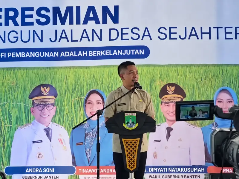 Jalan Bang Andra Diresmikan di Lebak, Hasbi Bicara Proses APBD dan Pemerataan Pembangunan